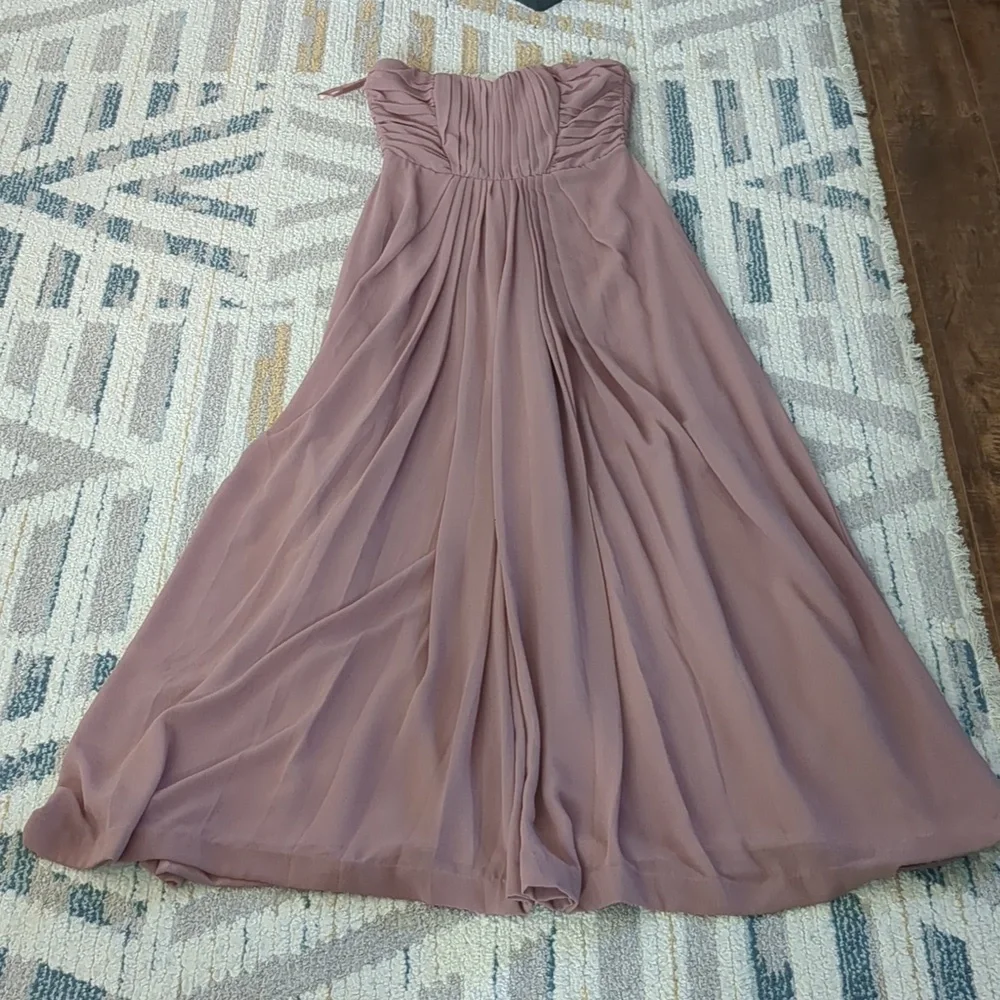 Prom / wedding / evening strapless gown - Picture 5 of 7